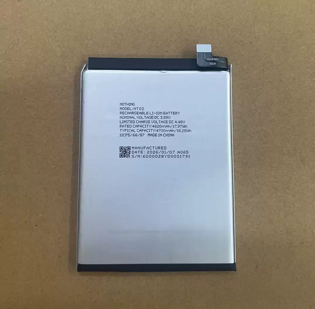 For nothing phone 2nd generation mobile phone NT02 battery 4700mAh large capacity mobile phone electric board Other Brand Phone repair parts