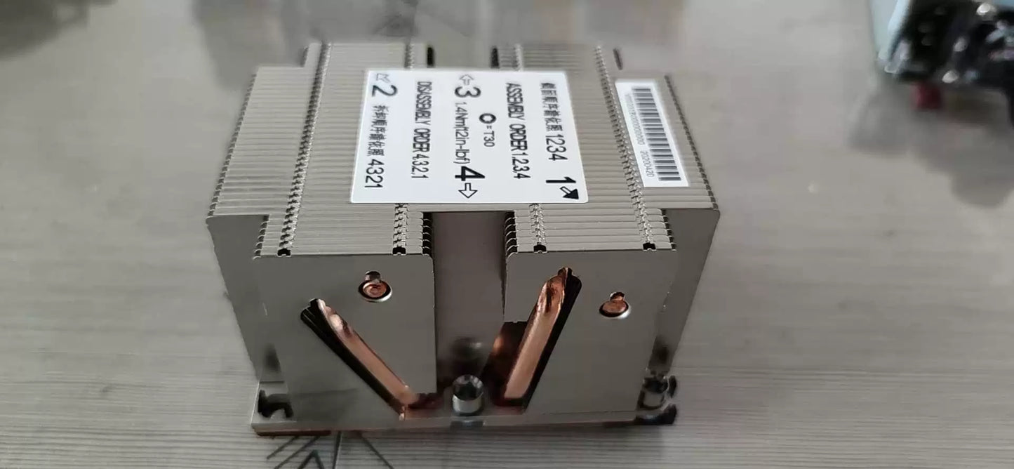 Servicer LGA 3647 heatsink, server 1U/2U passive heat pipe rectangular CPU heatsink