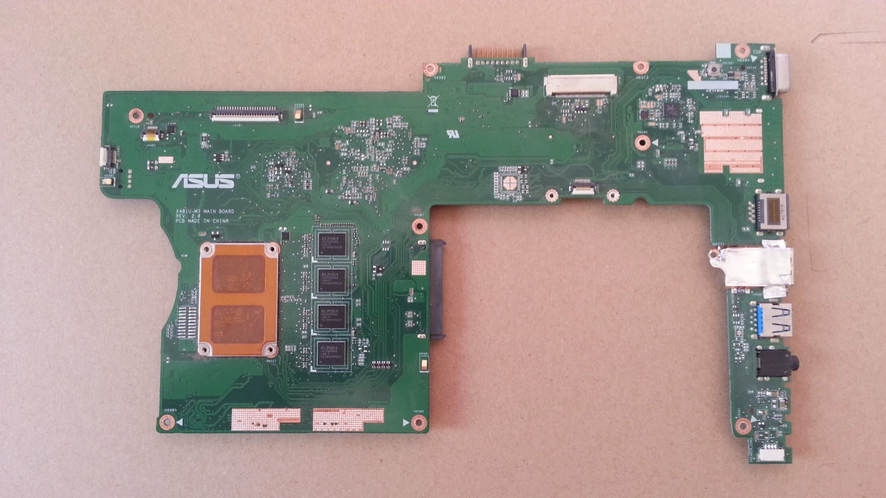 (Shipping fee not include) ASUS ASUS X501U X401U X401U-3M motherboard 板载cpu 4G内存 现货