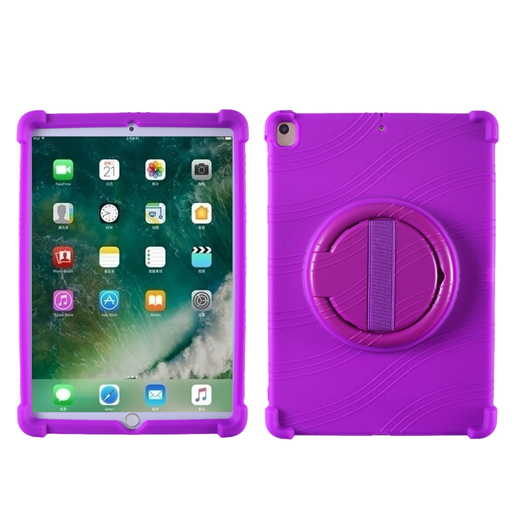 Applicable to 2020 new Apple 10.2 inch protective case tablet A2133 anti-drop bracket silicone protective case Protect cace