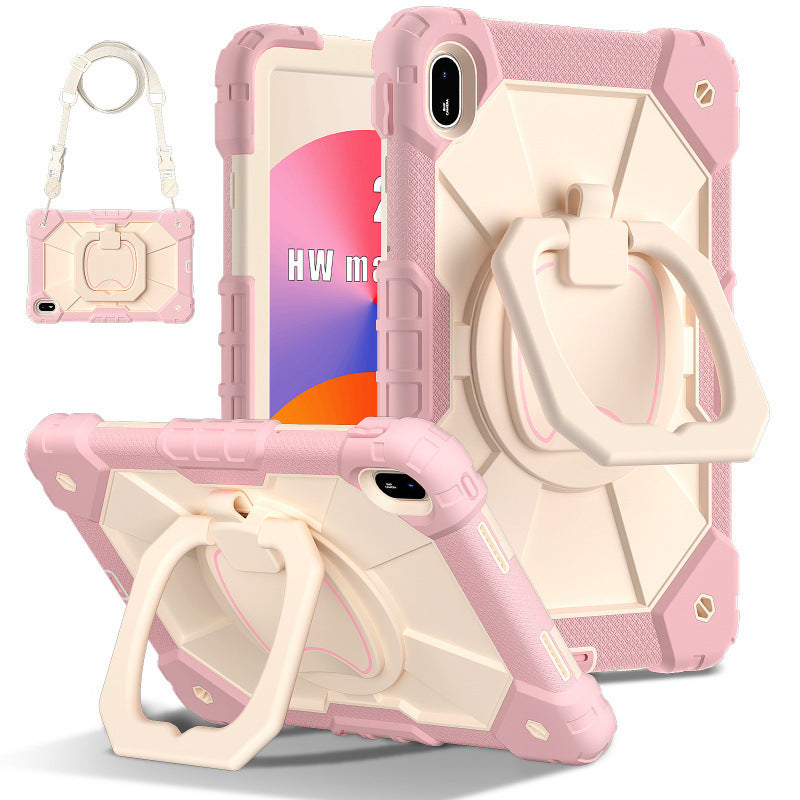 Applicable Huawei Matepad se112024 three-proof silicone protective cover rotating bracket anti-drop shell factory wholesale protective Accessories