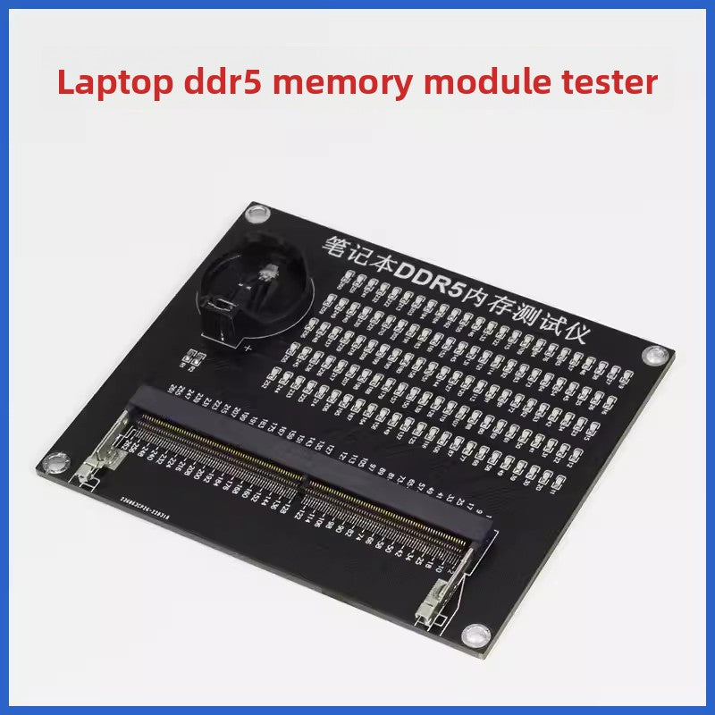 DDR3/DDR4/DDR5 memory stick repair and inspection tool notebook with light tester memory stick diagnostic card laptop repair tools