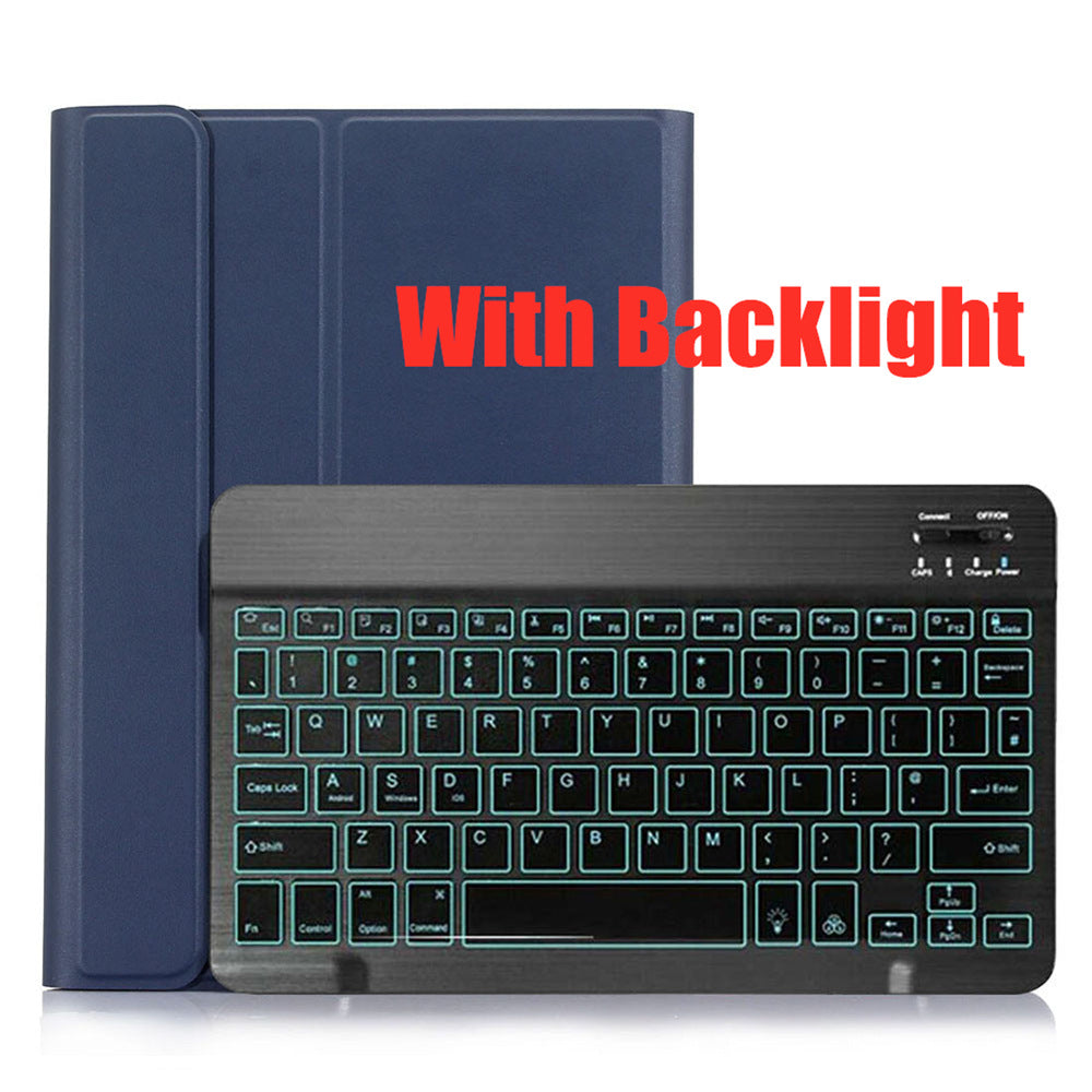 For Samsung Tablet Tab A10.1 T510 Bluetooth Keyboard Leather Case SM-T515 Backlit Keyboard Case protective Accessories