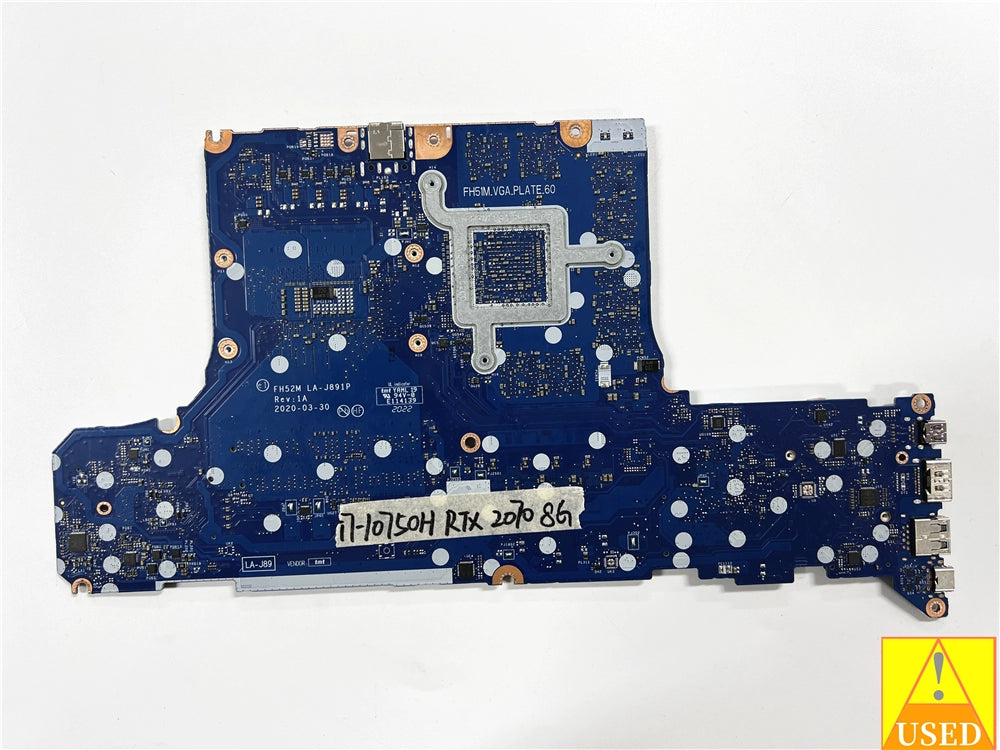 (Shipping fee not include)ACER LA-J891P motherboard system board Nitro 5 AN515-52 i5-10th RTX2060 6GB