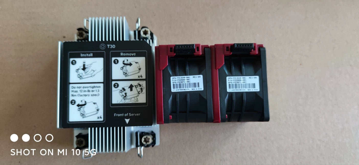 Servicer New HPE DL380G10 PLUS Fan P23971-001/P22800-001/P21640-001