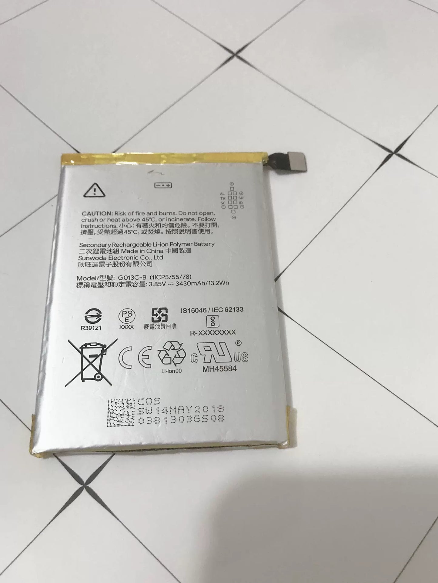 Google pixel3 original battery pixel3 XL G013C-B battery cell board
