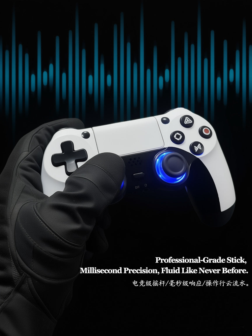 P4 handle trackpad wireless vibration game p4 bluetooth controller p4 gamepad wireless bluetooth
