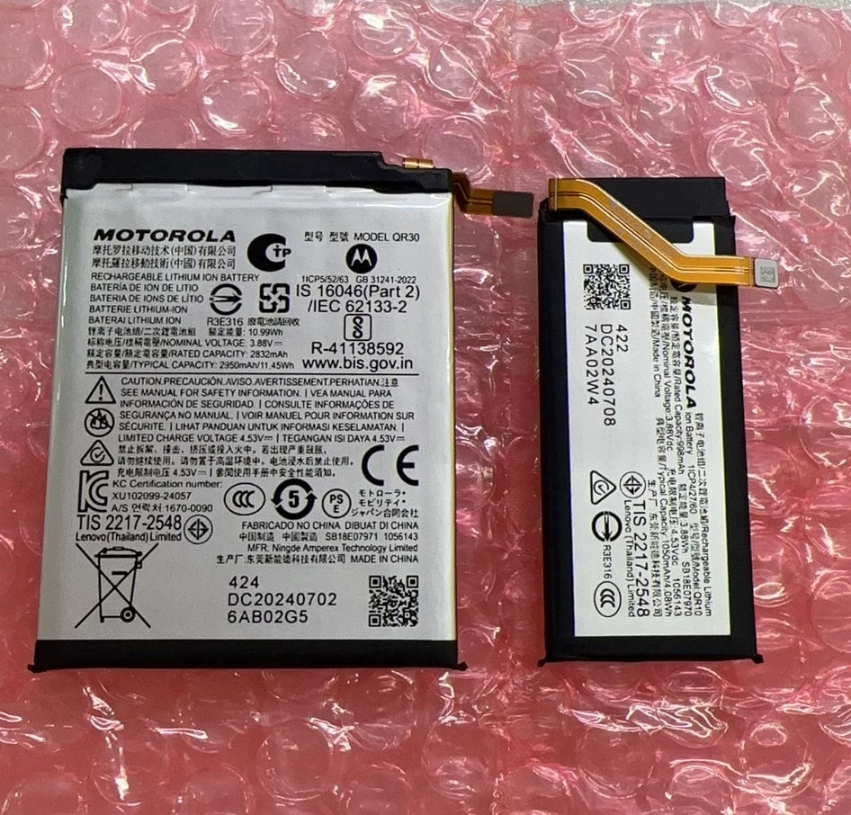 For Motorola razr 50 Ultra battery, blade razr 50UItra electric board QR30/QR10 Motorola phone repair parts