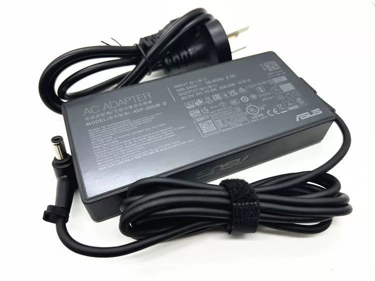 Genuine New ADP-200JB D 200W 20V 10A 6.0 x 3.7 AC Adapter Charger for ASUS ROG Zephyrus Strix G15 GA503 GA503QS GA503QR G513 G513QC G513QE G513IC G17 G713 G713QC G713QE G713I G713IE F15 A15 FA506QR A17 FA706QR power supply ASUS laptop repair parts