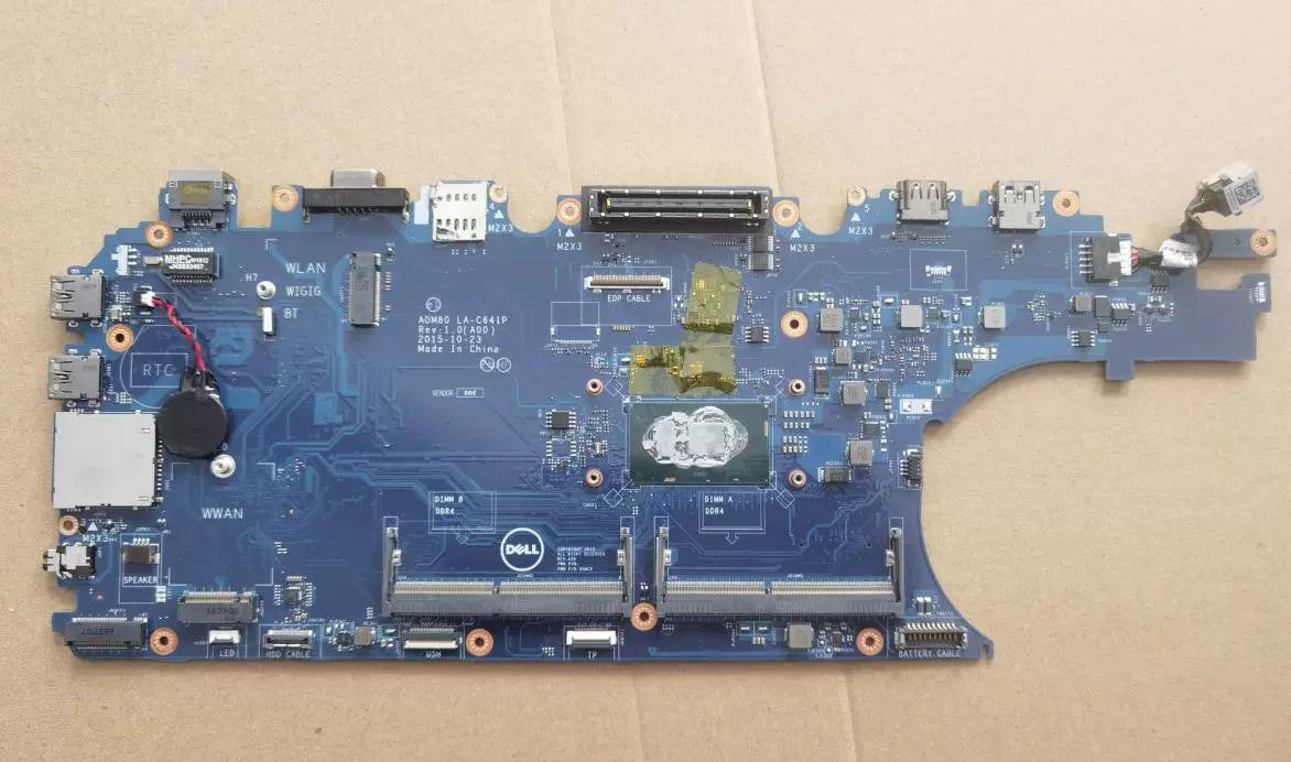 (Shipping fee not include)Dell E5570 LA-C641P 3MCRF MJJCK i3 i5 i7