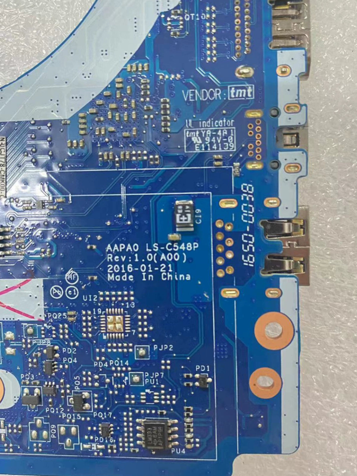 (Shipping fee not include)适用Dell Precision 15 7510 USB小板 SD读卡器 LS-C548P 0CJT78
