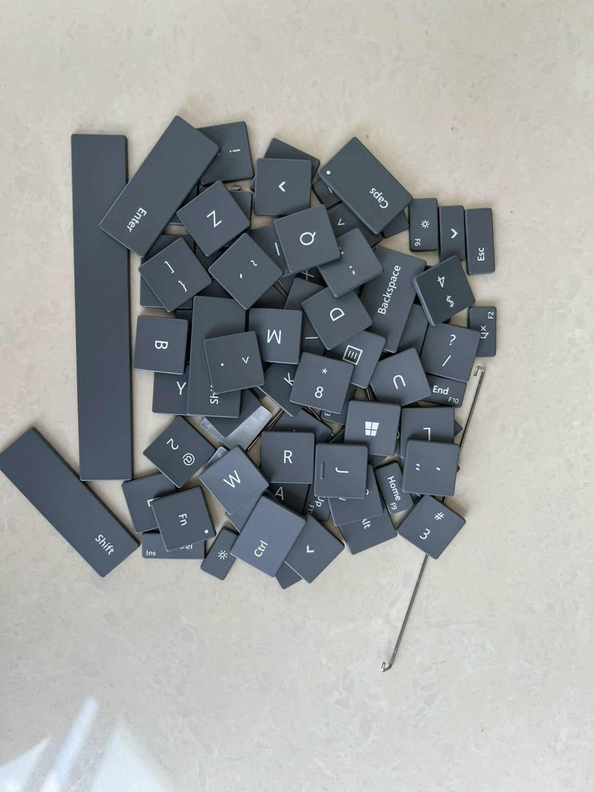 Microsoft Laptop 3 4 Keycaps Set Black US /UK/FR 1867 1868 1872 1873 1951
