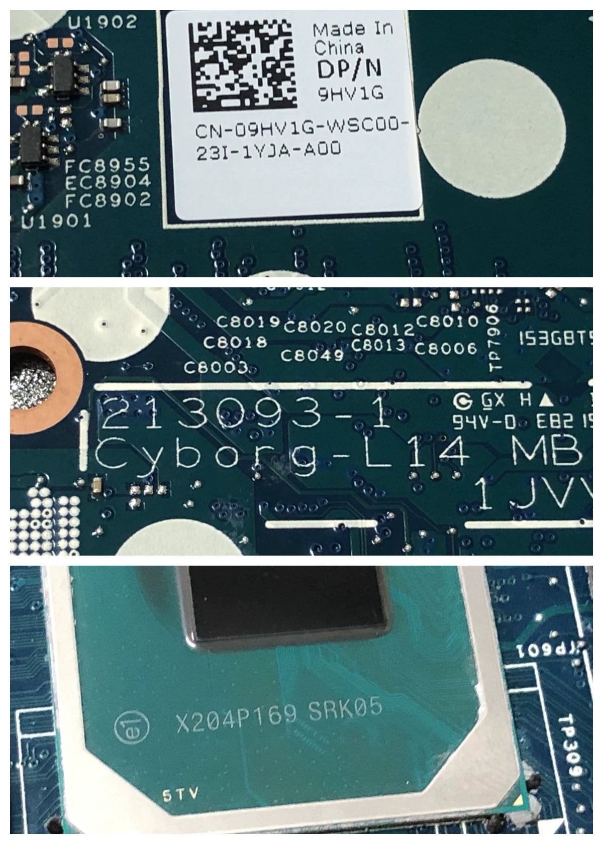 (Shipping fee not include) DELL Latitude 3420 3520 213093-1 9HV1G i5-1135G7 motherboard system board