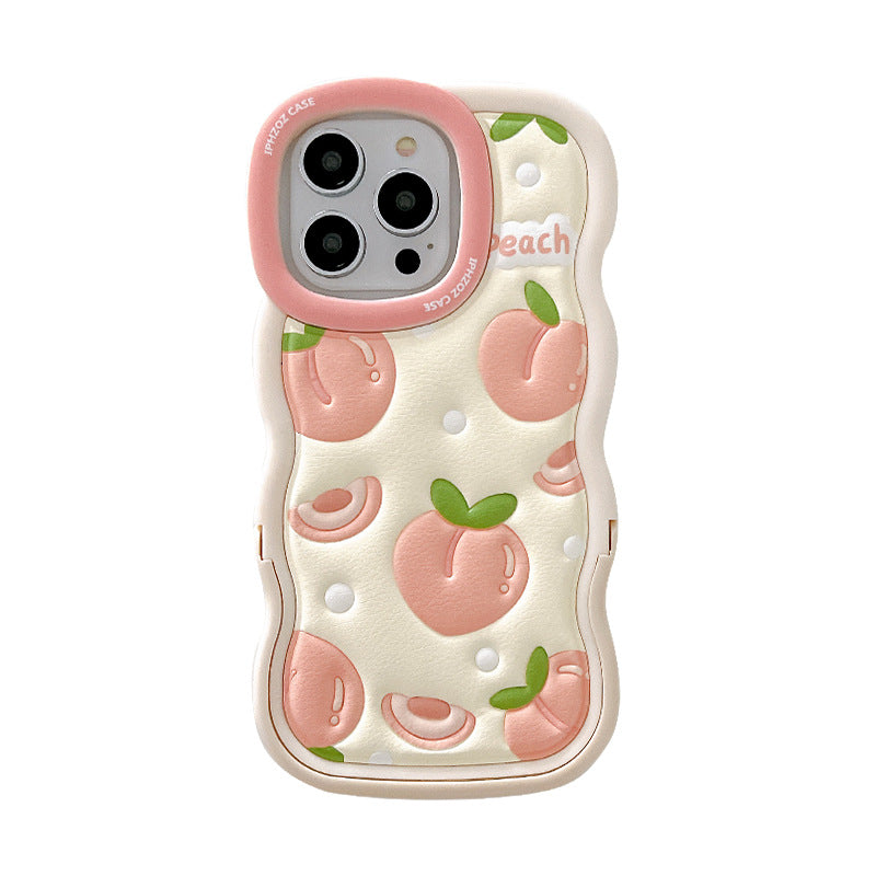 Accessories for iPhone14Pro summer pink peach max Apple 13 mobile phone case 12 new 11 girlfriend models plus