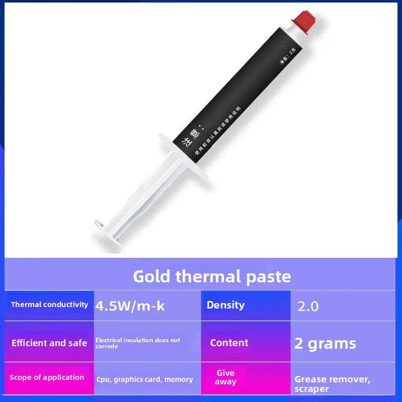 Coolermaster thermal paste CF14 silicone grease, notebook thermal paste heat dissipation glue, graphics card cpu silicone nano, beyond silver repair tools