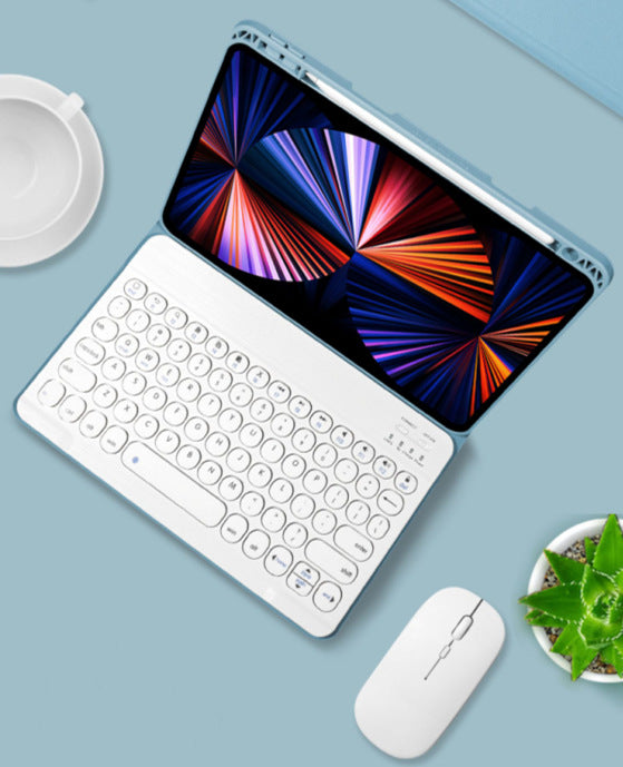 For 2022 ipadair5 Bluetooth keyboard case 10.2 silent keyboard 10.9 inch iPad10 leather case protective Accessories