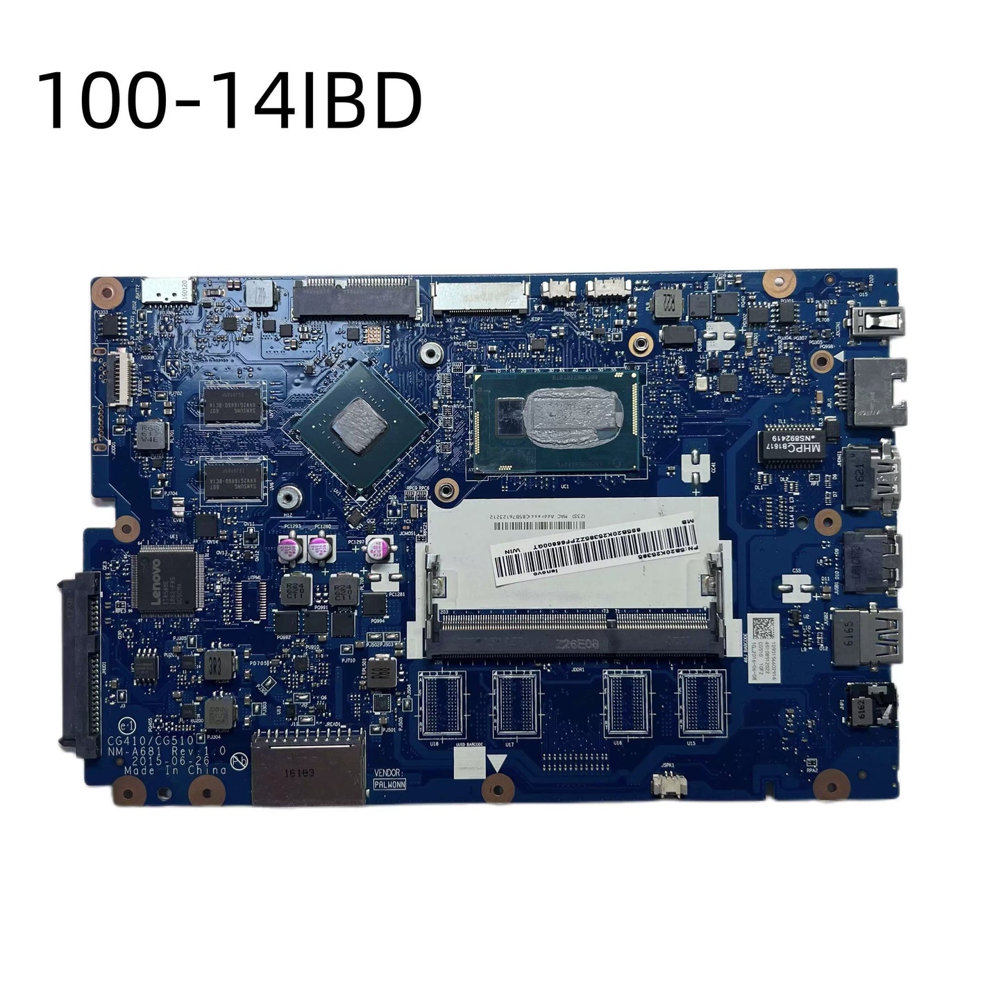 (Shipping fee not include) for联想 Lenovo 100-14IBD 100-15IBD主板 NM-A681主板 现货出售