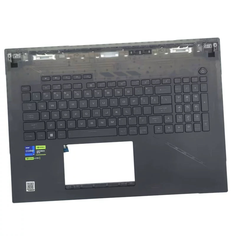 ASUS 7Plus ROG Strix G18 G814JI 2023 Palmrest Upper Case w/ Backlit Keyboard