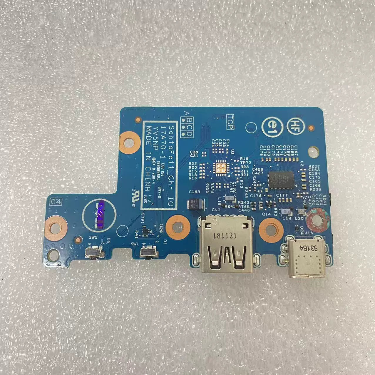 (Shipping fee not include)适用于DELL 5190 充电小板 USB 小板 0R0DX9