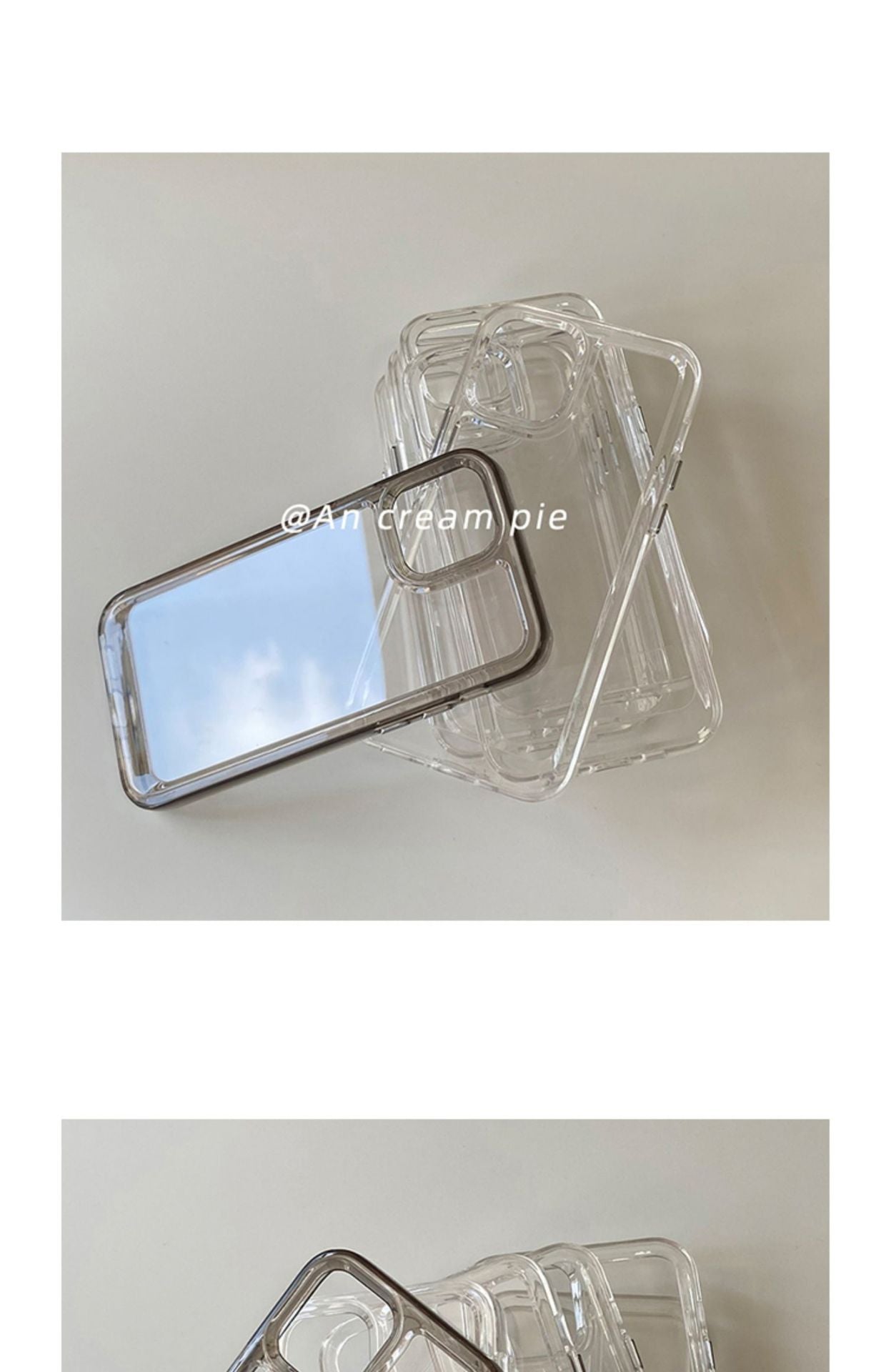 Accessories (Shipping fee not included) Space solid color transparent couple 11 basic application Apple 12 anti-drop 13promax14 mobile phone case 14promax