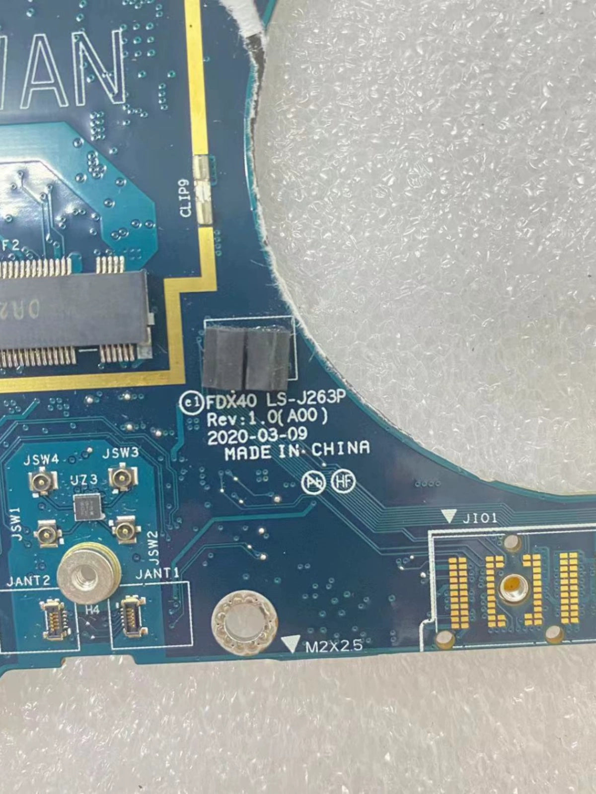 (Shipping fee not include)适用于Dell Latitude E7410 转接小板 音频板 LS-J263P 0WDKDT