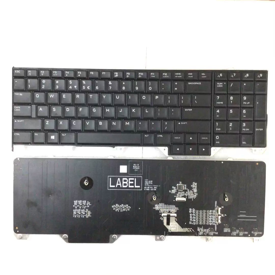 Dell Alienware Area-51m A51m M17 r5 P38e Original Keyboard