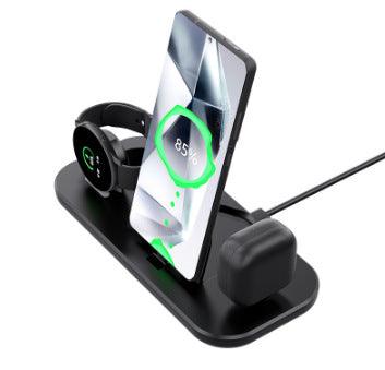 3-in-1 wireless charger, multi-function charging base, suitable for Apple 6-13 series mobile phone watch earphones