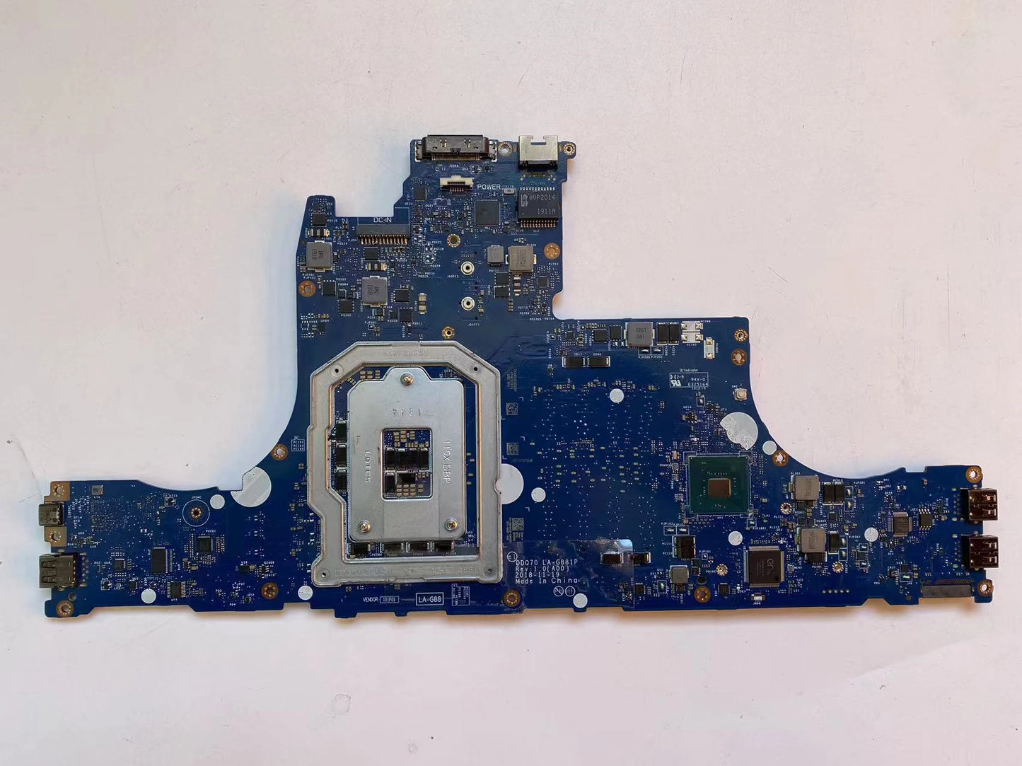 (Shipping fee not include)Dell/戴尔motherboard system board AREA 51M 0DHWX9 LA-G881P 现货测试好