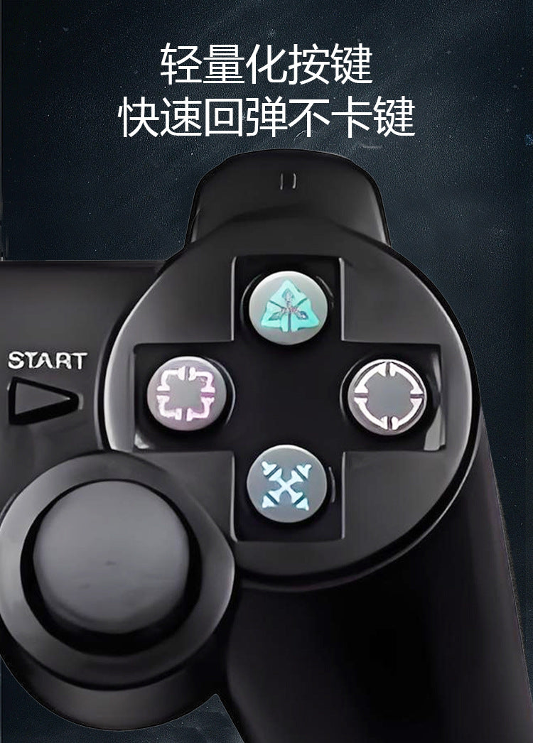 PS3 double vibration wireless handle, support PC wholesale p3 handle double vibration PC computer handle