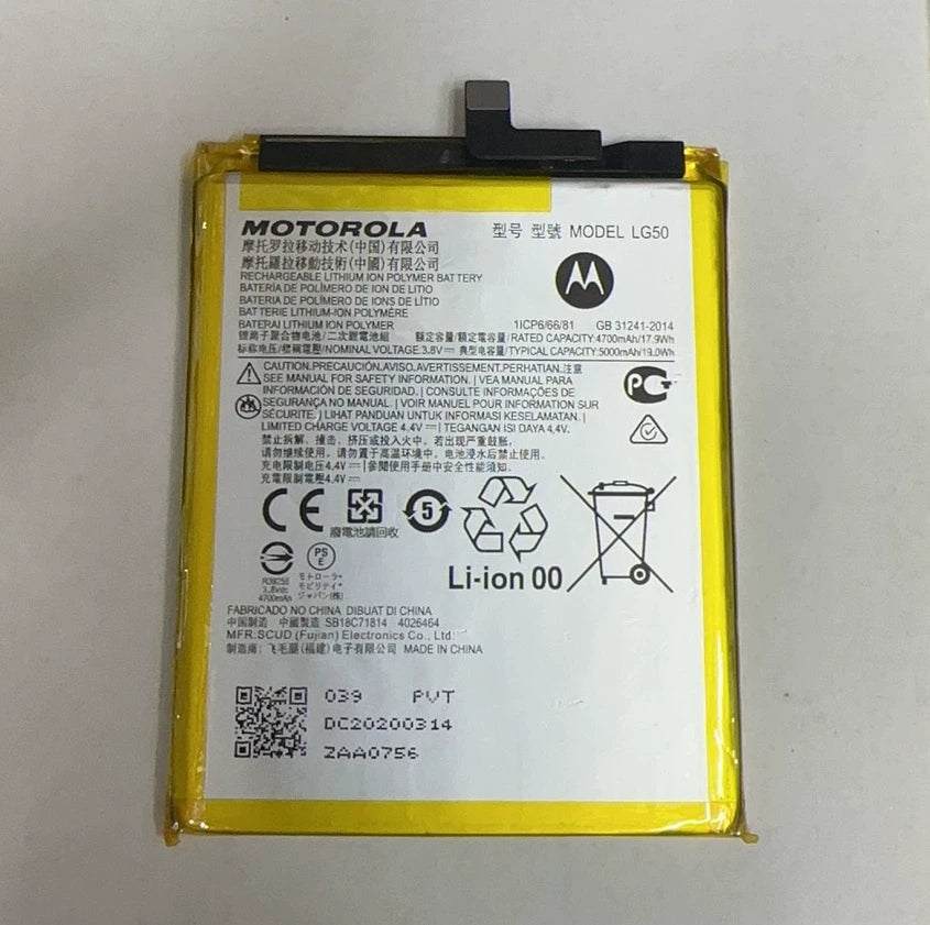 For Motorola MOTO G9Play Phone Batteries xt 2083-1 XT 2083-3 LG50 Batteries Motorola phone repair parts