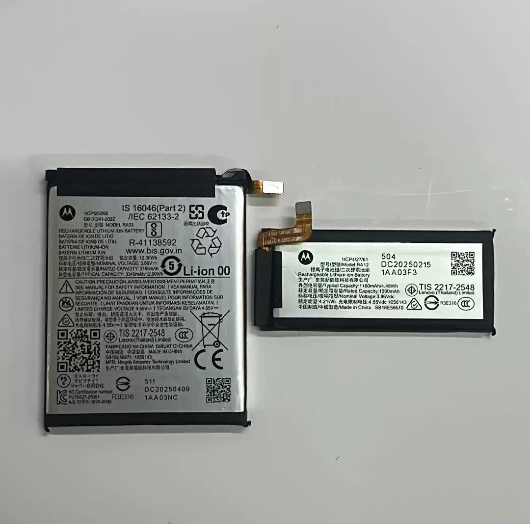 For Motorola Razr 60 Battery Blade XT 2553-2 New Batteries RA33/RA12 Motorola phone repair parts