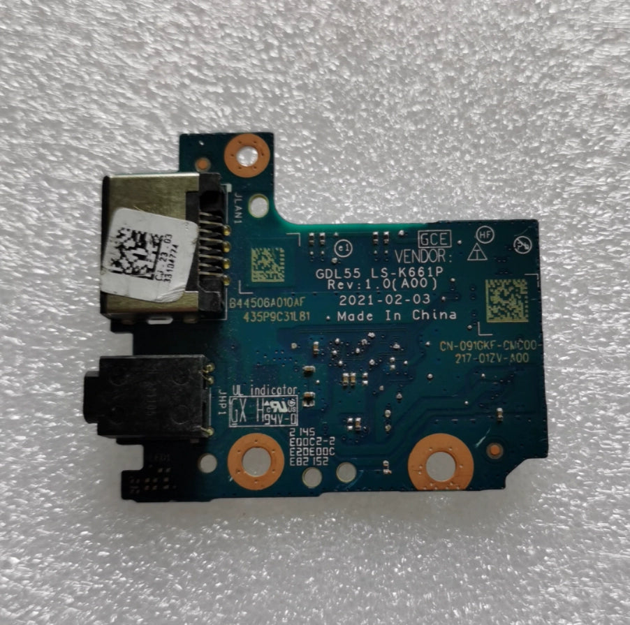 Dell G15 5510 5511 USB Audio Interface Small Board LS-K661P 091GKF
