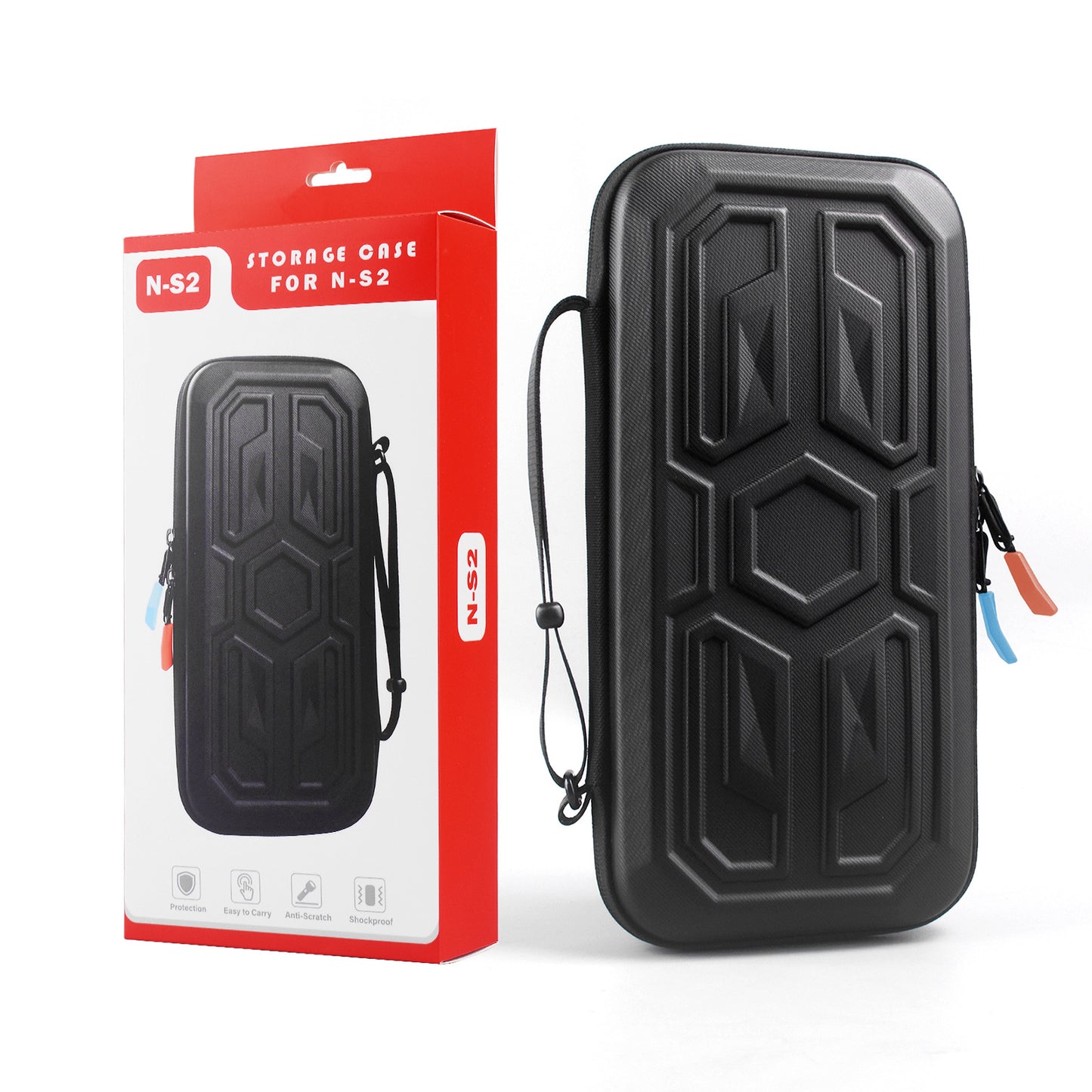Switch 2 Storage Pack for Nintendo switch 2 Game Console Pack Hard Pack Mecha Style