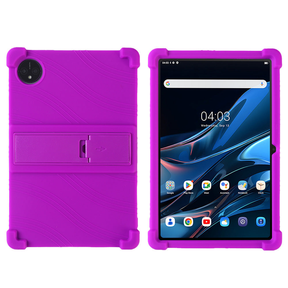 Applicable Blackview Tab 10WIFI Tablet Case 10.1 Inch Anti-drop Silicone Belt Bracket Protecting Case Protecting case