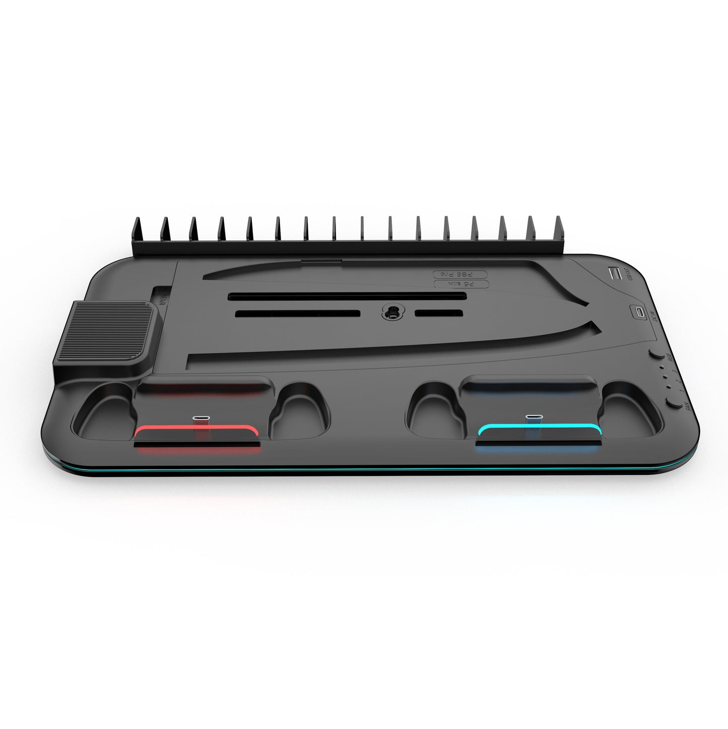 PS5 slim pro Multi functional Cooling Base Handle Charging Base Game Disc Helmet Storage Rack DZ504