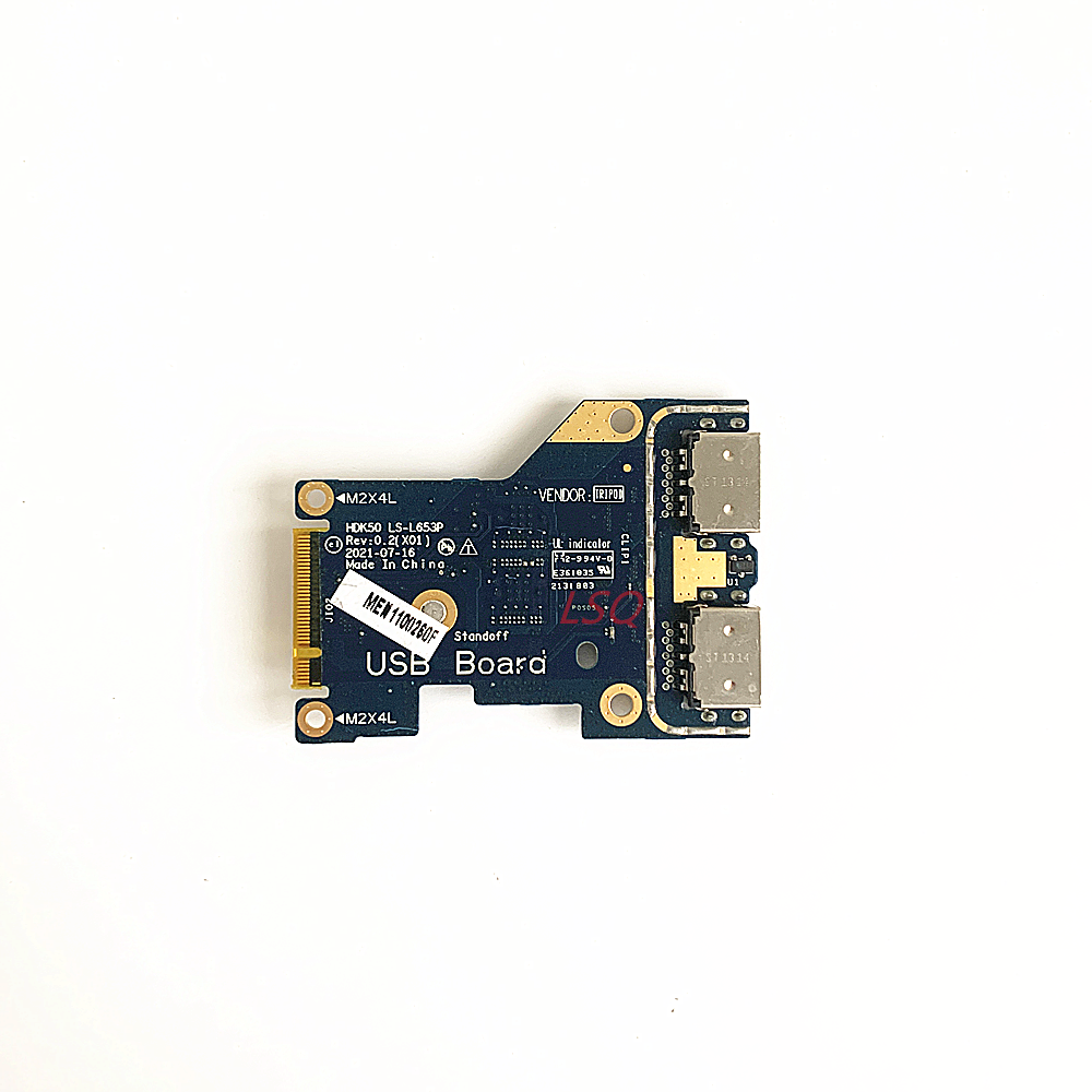 (Shipping fee not include)全新Dell G15 5520 5521 HDK50 USB小板 LS-L653P 042C4H