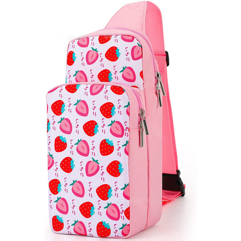 Compatible with Nintendo switch/lite chest bags, crossbody bags, Nintendo switch console storage bags