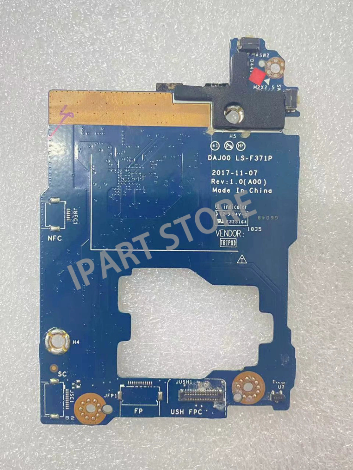 (Shipping fee not include)适用于Dell Latitude12 5290 二合一 电源按钮小板 LS-F371P 原装