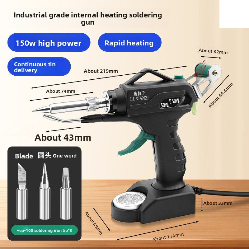 Electric soldering iron automatic tin repair welding household small high power solder gun machine manual 120W Laptop Mobile Phone Repair tools