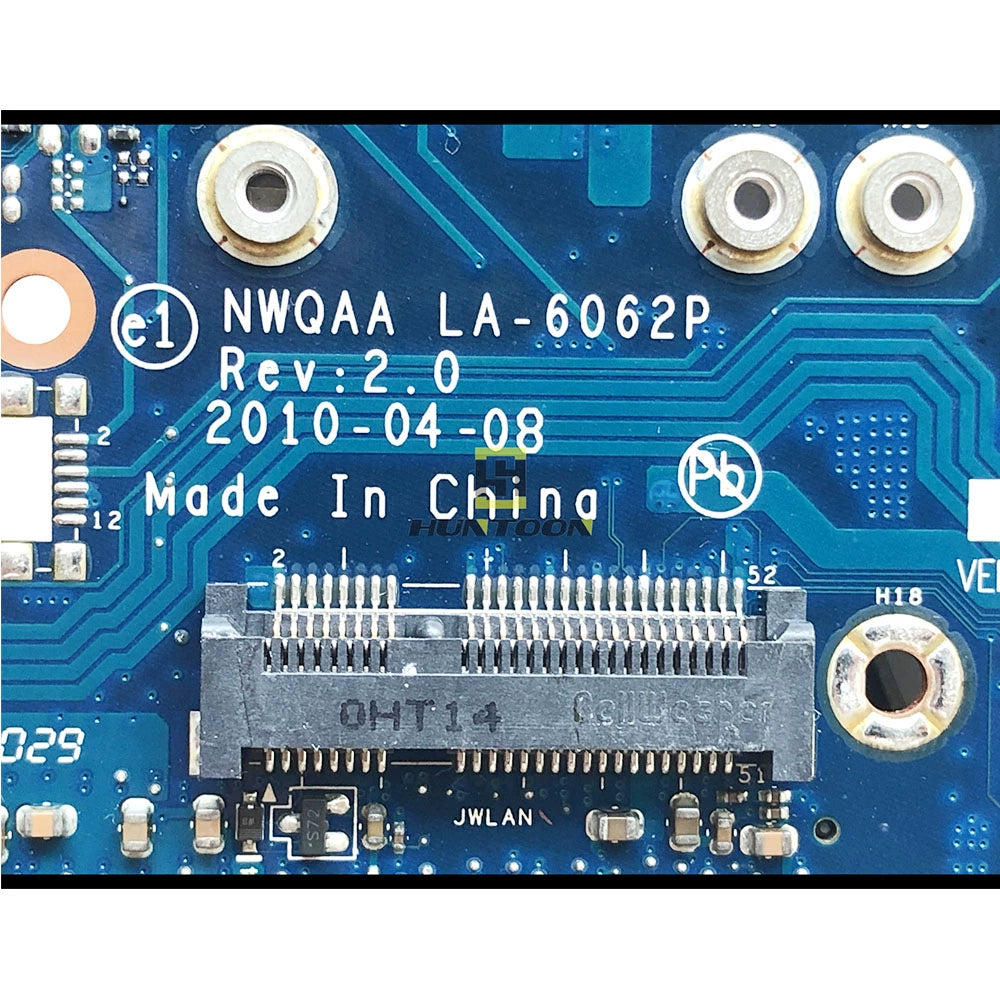 Toshiba A665-S6094 main board LA-6062P K000104400 independent 8 display