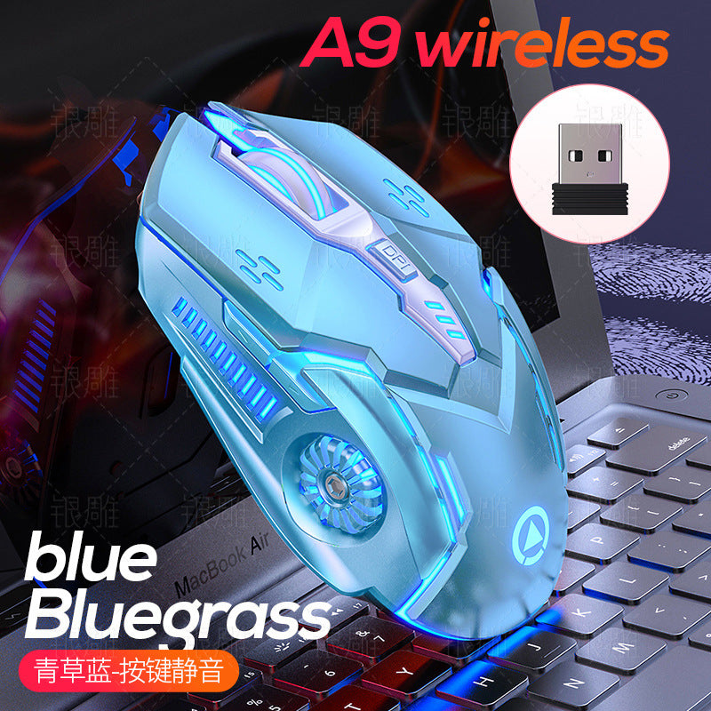 Silver Condor A9 Luminous Mute Game Wireless Mouse Girls Pink Laptop Accessories Private Mold Wholesale