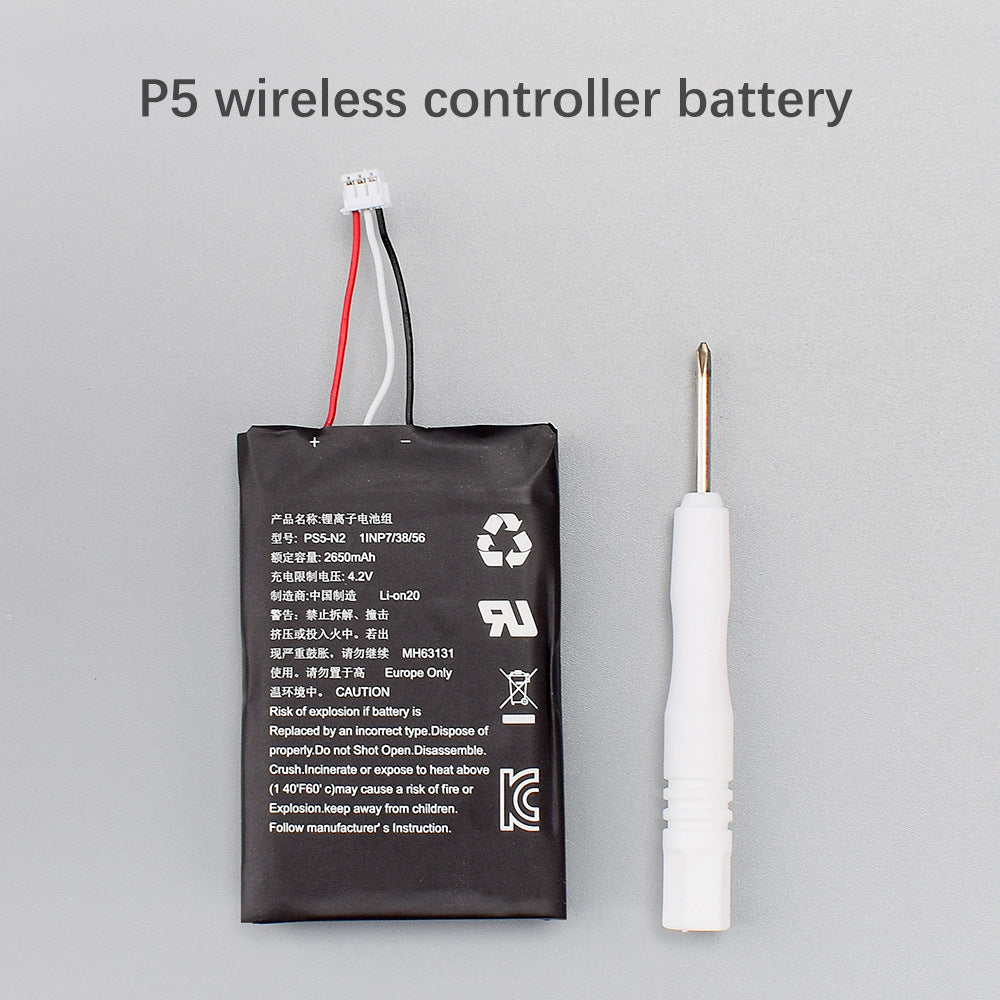 PS5 Gamepad Built-in BatteryPS5 Controller Replacement BatteryPS5 Controller Battery Accumulator: Lithium Battery