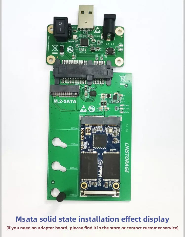 USB to SATA SSD Solid State Drive Card Opener adapter board SSD card opener SATA Card Reader test and repair tool ASM1153E repair tools