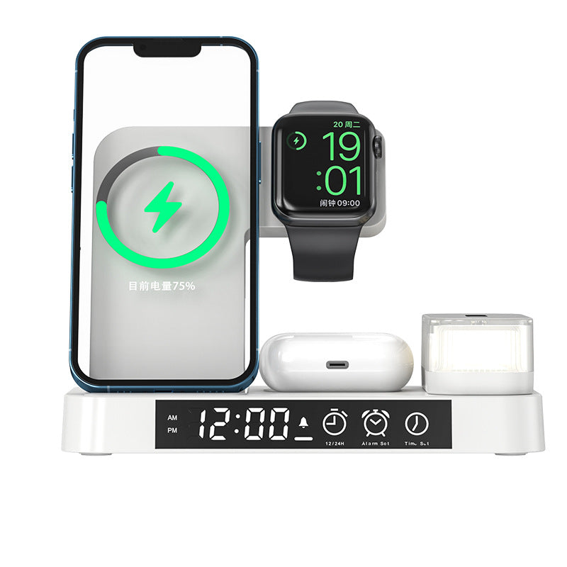 3-in-1 wireless charger multi-function digital clock 25W suitable for iPhone14/13 samsung fast charging