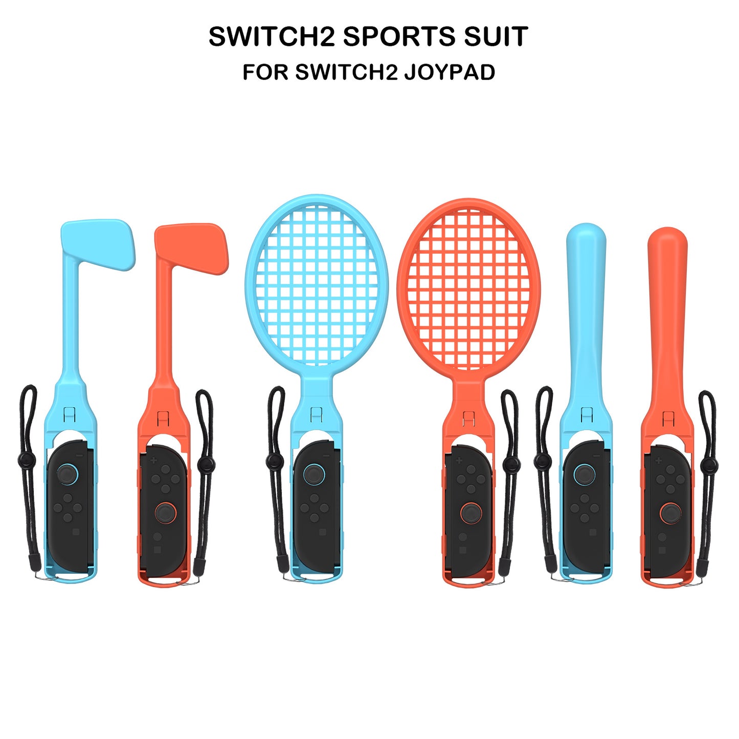 Nintendo Switch 2 Sport Set Switch 2 Tennis Racket Baseball Golf Club Accessories