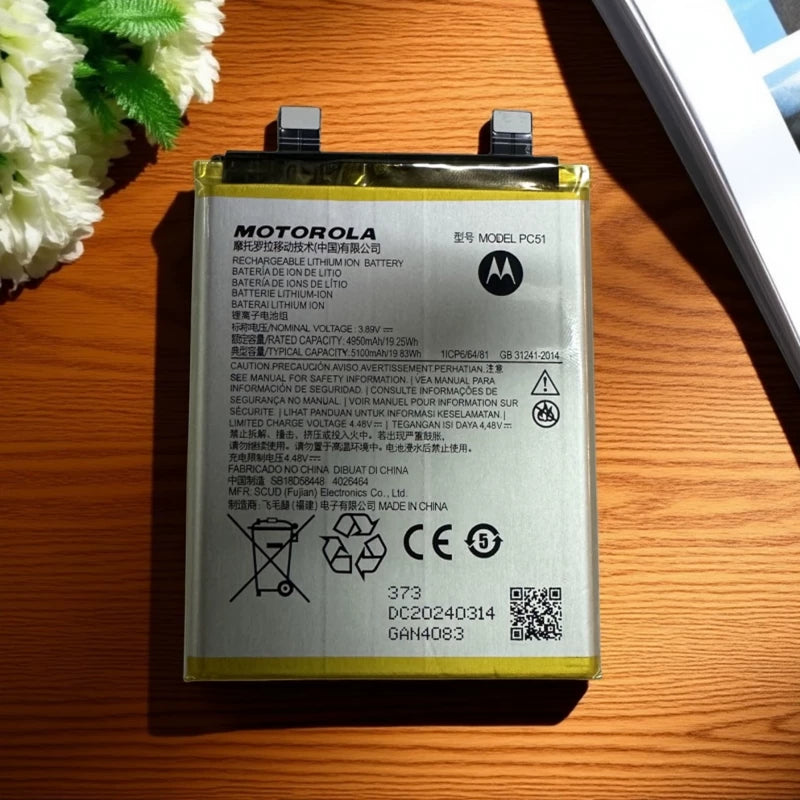 For Motorola moto X40i new mobile phone battery PC51 battery large capacity Motorola phone repair parts