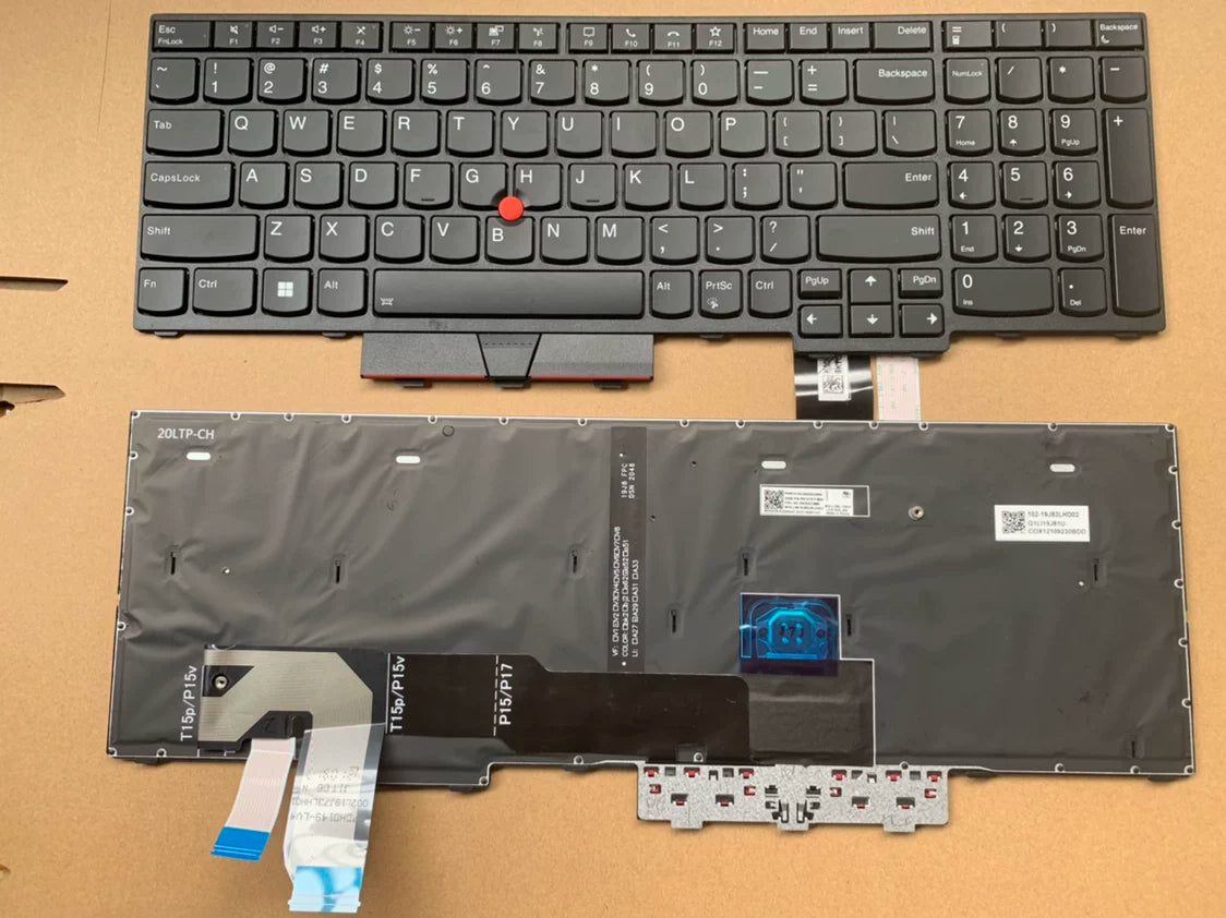 For Lenovo Thinkpad L15 Gen1 Gen2 P15V T15P T15G P17 Gen3/1 keyboard