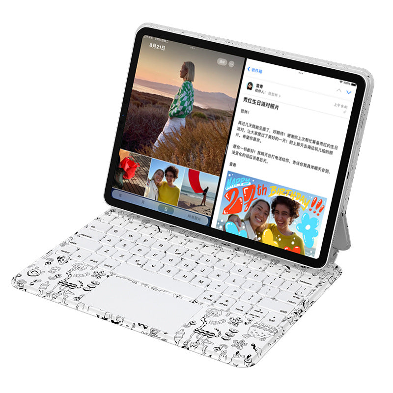 Magic Keyboard for iPad Pro 11, iPad Air 5/4 Universal Private Mode Digital Touch protective Accessories