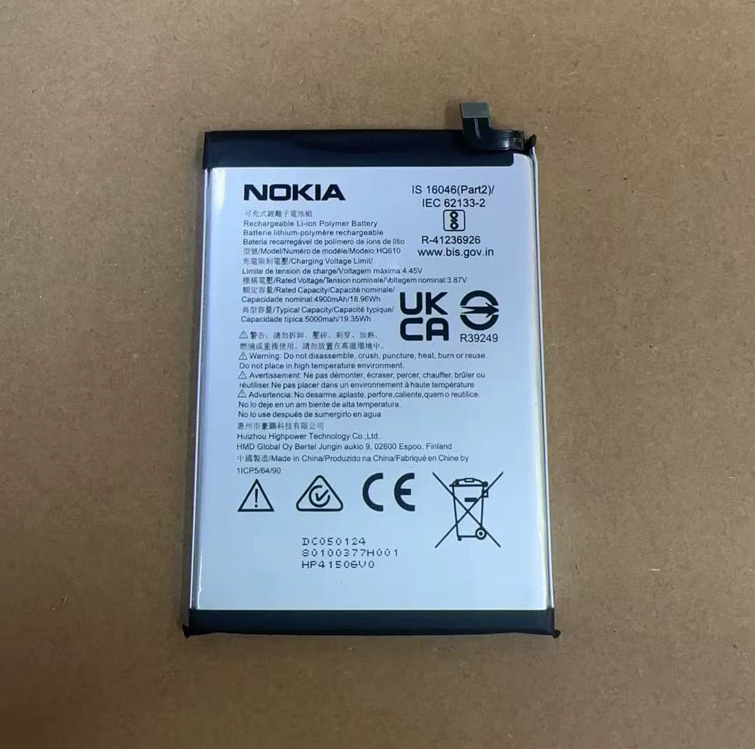 Nokia G400 5G TA-1530 TA-1448 HQ610 battery, new Nokia phone repair parts