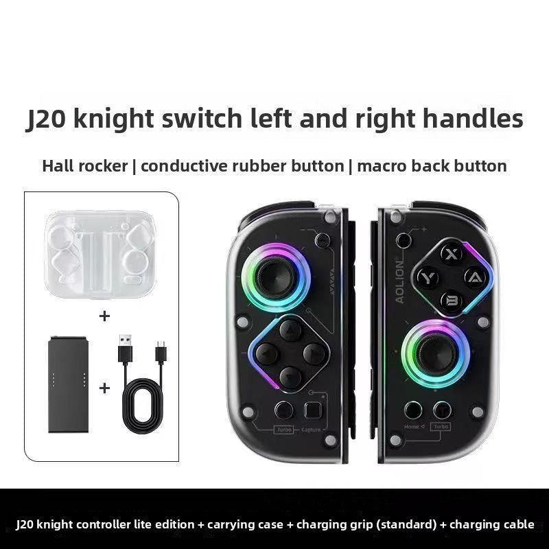 Auga Lion J20Pro Knight wireless gamepad Hall rocker mechanical button switch left and right handle